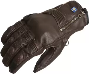 Image of Halvarssons Hofors perforated Motorcycle Gloves, brown, Size 2XL, brown, Size 2XL