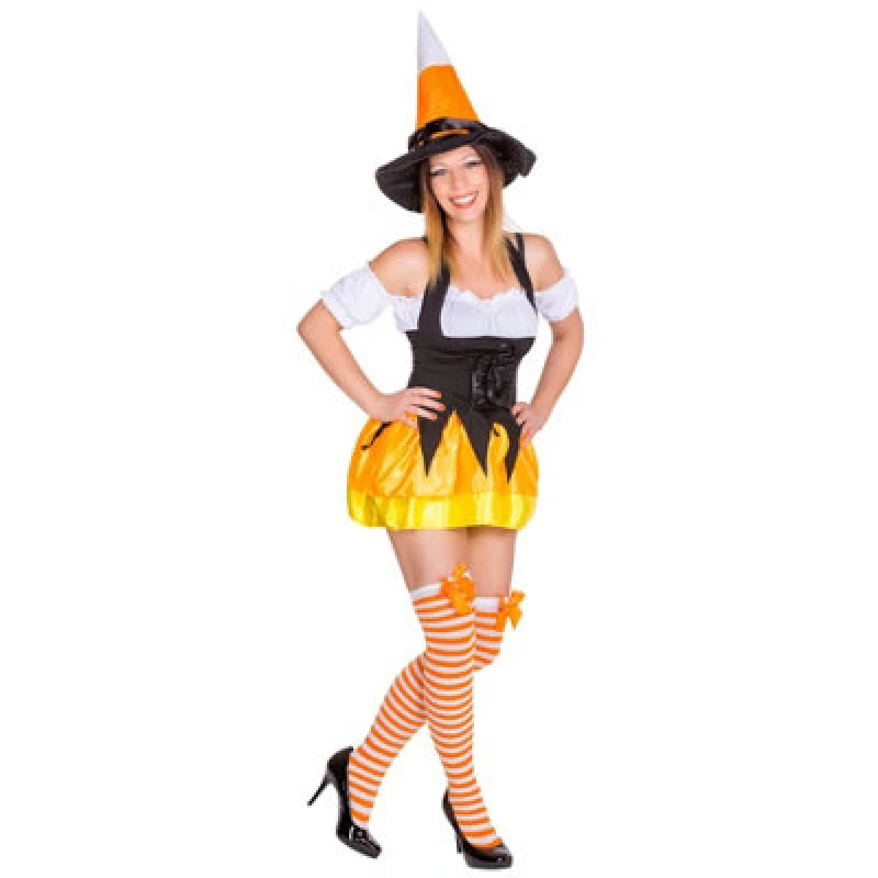 Image of Tectake Womens Halloween Lady Costume 300133 - Orange S
