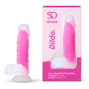 So Divine Glorious Glorious Real Skin Feel Pink Dildo