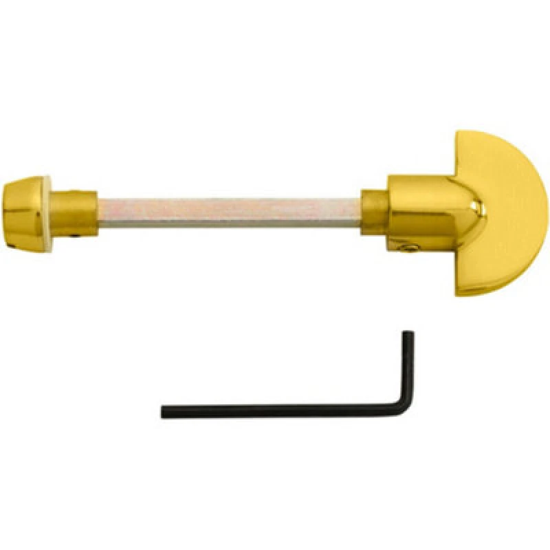 Image of Loops Spare Slim Thumbturn Lock and Release Handle 80mm Spindle Polished Brass Metallics unisex
