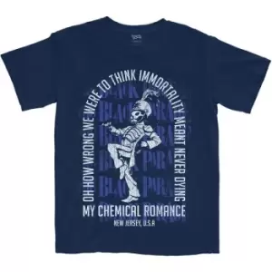 Image of My Chemical Romance - Immortality Arch Unisex XX-Large T-Shirt - Blue