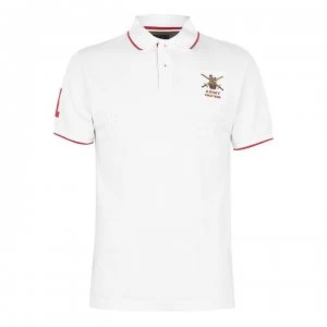 image of Hackett Army Polo Shirt - Chalk837