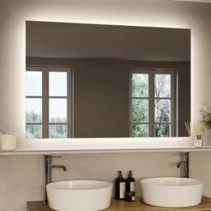 Image of Rectangular LED Bathroom Mirror with Demister 1200 x 800mm - Vela