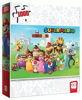 image of Super Mario: Mushroom Kingdom Jigsaw Puzzle - 1000 Pieces