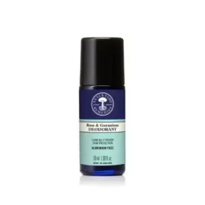 image of Neals Yard Rose and Geranium Roll On Deodorant 50ml