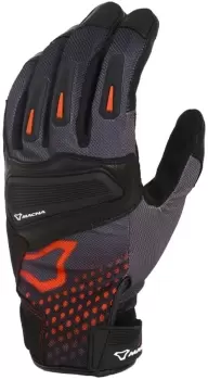 image of Macna Jugo Motorcycle Gloves, black-red Size M black-red, Size M