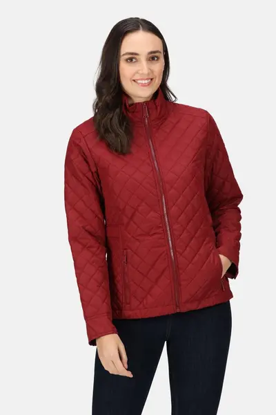 Image of Regatta 'Charleigh' Quilted Insulated Jacket Orange