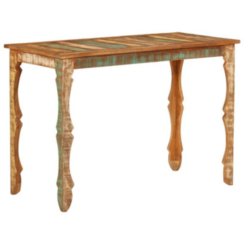 Image of VIDAXL Dining Table 110x52x76cm Solid Wood Reclaimed Vidaxl 354996