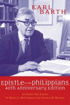 Image of The Epistle to the Philippians by Karl Barth Paperback