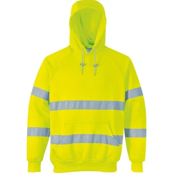 Image of B304YERL - sz Hi-Vis Hooded Sweatshirt - Portwest