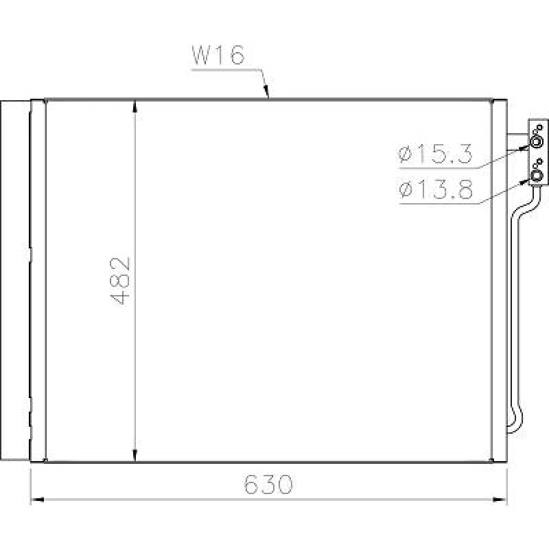 Image of Air conditioning condenser DIEDERICHS DCC1577