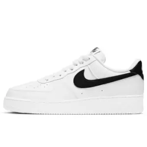 Image of Nike Air Force 1 07, White/White/White/Black, size: 13, Male, Trainers, CT2302-100