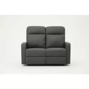 Image of Mitchell Dark Grey pu 2 Seater Electric Recliner Sofa