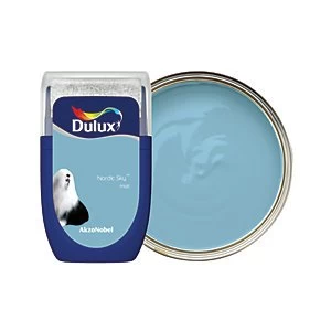 Image of Dulux Nordic Sky Matt Emulsion Paint 30ml