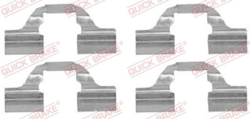 Image of QUICK BRAKE Brake pad fitting kit QUICK BRAKE 109-1684