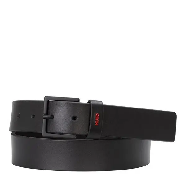 Image of Hugo Giove Leather Belt - Black 3XL