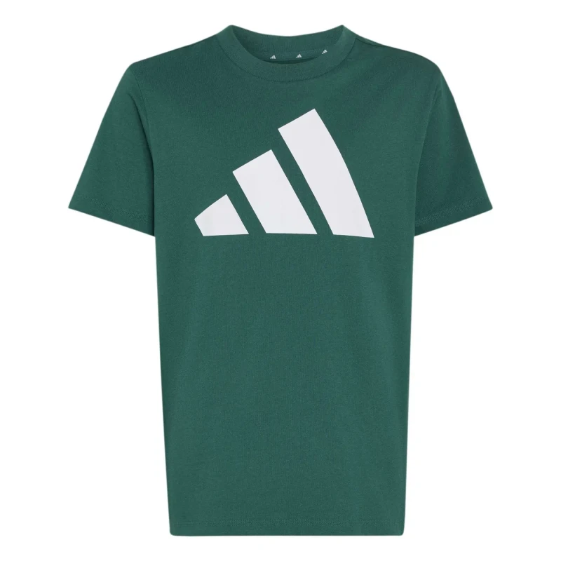 Image of Adidas T-Shirt cotton child adidas Essentials Boy Love Vert Unisex 13/14 ans