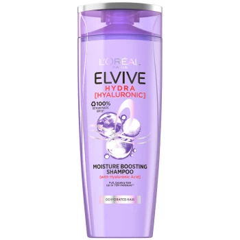 image of LOreal Elvive Hydra Hyaluronic Acid Shampoo (Various Sizes) - 300ml