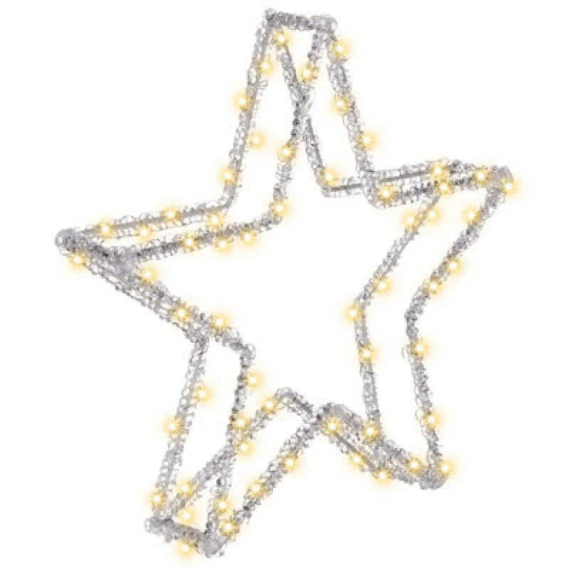 Image of Beliani Outdoor Decoration LED Simo Star 31cm White