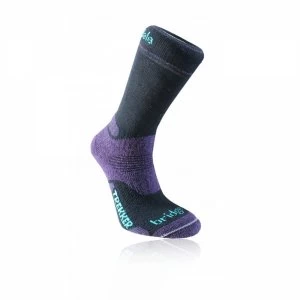 Image of Bridgedale Woolfusion Trekker Womens Small Socks BlackPurple