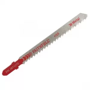 Image of Faithfull FAIJBT127D Metal Cutting Jigsaw Blades Pack of 5 T127D