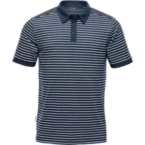 image of Stormtech Mens Railtown Polo Shirt (M) (Navy/White)