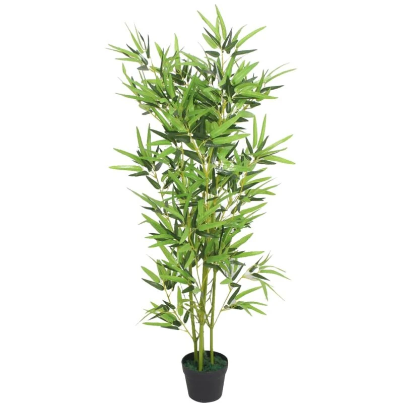 Image of VIDAXL Artificial Bamboo Plant with Pot 120cm Green Vidaxl 244456