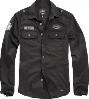 Image of Brandit Luis Vintage Shirt, black, Size 5XL, black, Size 5XL