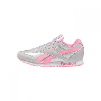 Image of Reebok Royal Classic Jogger 2 Shoes Kids - Cold Grey 2 / Electro Pink / W