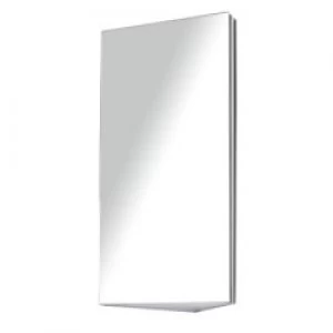 image of Homcom Bathroom Mirror Cabinet Silver 680 mm x 270 mm x 380 mm