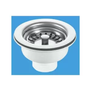 image of Mcalpine - Basket Strainer Waste - Stem Ball Plug