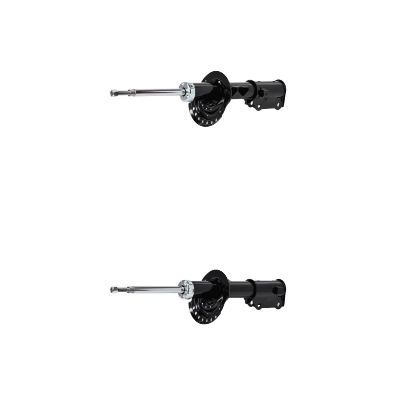 Image of RIDEX 854S21176 Shock absorber Front Axle Left, Gas Pressure, Twin-Tube, Suspension Strut, Bottom Clamp Shock Absorber (854)