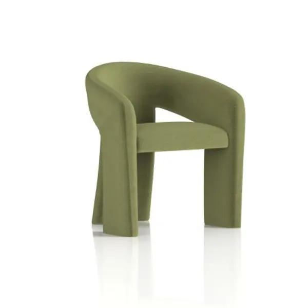 Image of Boho Boho Accent Chair Forest Green BOHAR
