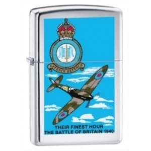 image of Zippo British Of Britain High Polish Chrome Windproof Lighter