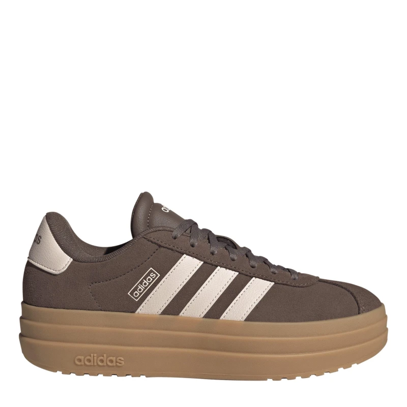 Image of adidas VL COURT BOLD womens Shoes (Trainers) in Brown