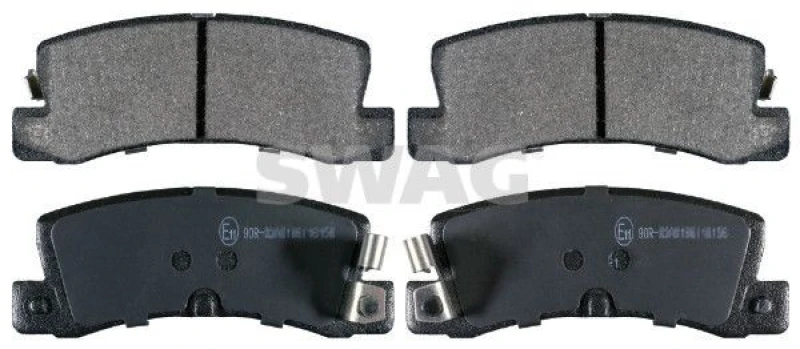 Image of Brake pad set SWAG 81 91 6580