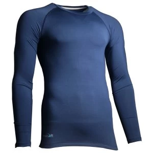 Image of Precision Essential Base-Layer Long Sleeve Shirt Navy - L Junior 28-30"