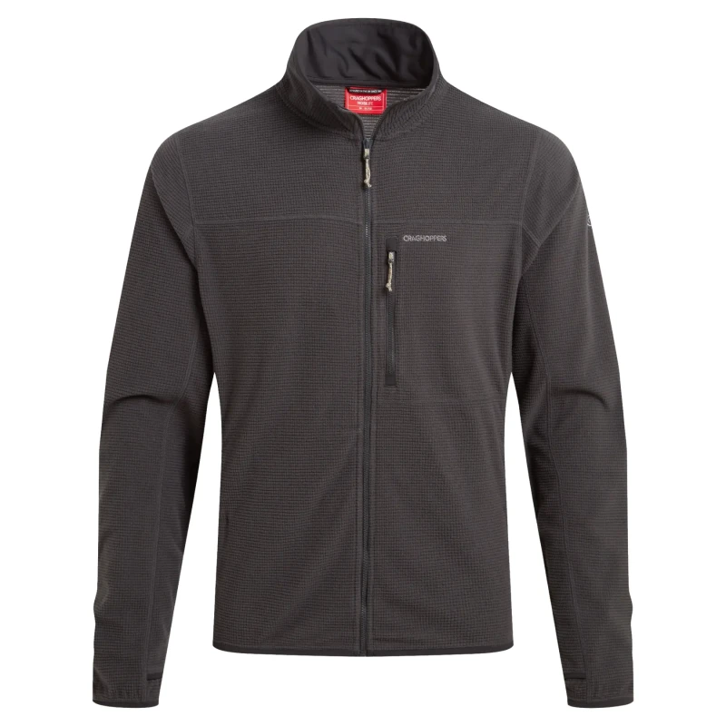 Image of Craghoppers NosiLife Spry' Full Length Zip Jacket Dark Grey