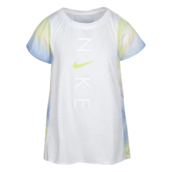 image of Nike Dri Fit IC Short Sleeve T Shirt Infant Girls - White