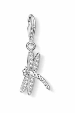 image of Ladies Thomas Sabo Sterling Silver Charm Club Dragonfly Charm 0384-051-14