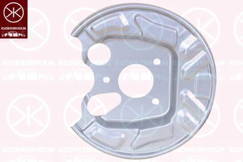 Image of KLOKKERHOLM Brake disc backing plate KLOKKERHOLM 0551877