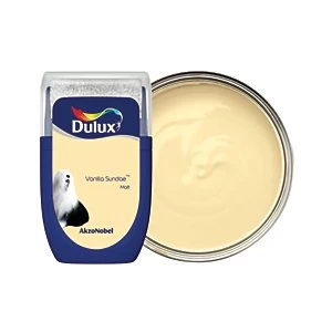 image of Dulux Vanilla Sundae Matt Emulsion Paint 30ml