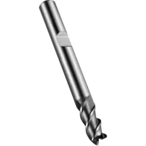 image of C907 16.00MM HSS-E Flatted Shank Multi Flute End Mill - Alcrona Coated DIN 844 K