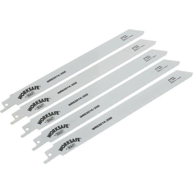 Image of Loops 5 PACK 225mm Reciprocating Saw Blade - 18 TPI - Suitable for Iron Steel Pipes Metallics