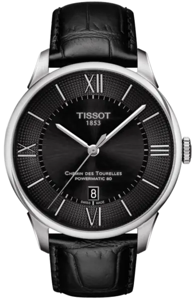 image of Tissot Watch Chemin des Tourelles Powermatic Gents D - Black TS-563