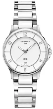 image of Certina C0392511101700 DS-6 Quartz Movement White Dial Watch