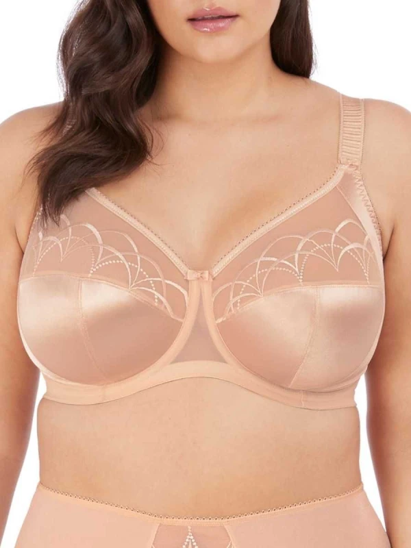 Image of Elomi Womens Cate Underwired Bra in Nude Size: 34GG Nude Female 34GG