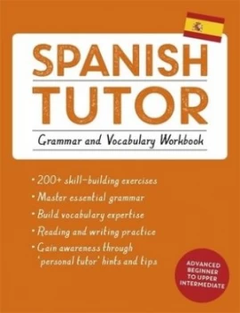 Image of Spanish Tutor Grammar and Vocabulary Workbook by Angela Howkins Book