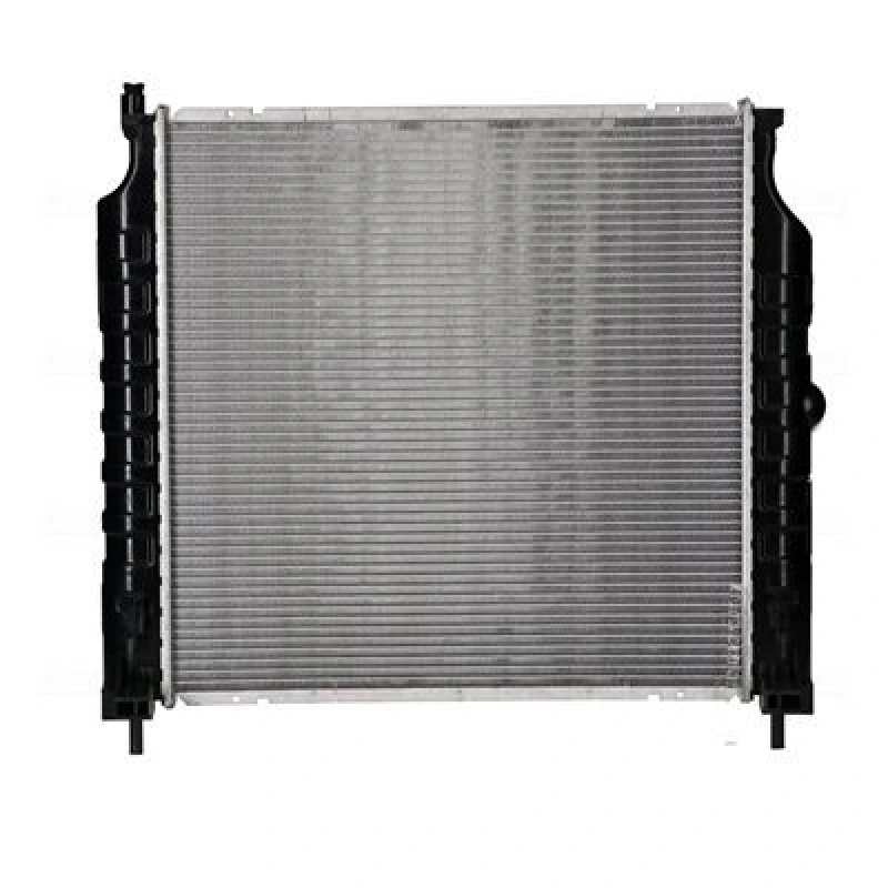 Image of NISSENS 61026 Engine radiator Aluminium, Brazed cooling fins, without expansion tank, without gasket/seal Radiator,engine cooling (470)