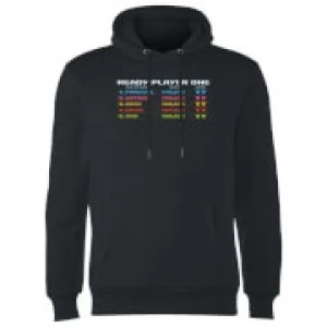 image of Ready Player One 8 Bit Scoreboard Hoodie - Black